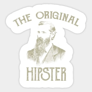 The Original Hipster Sticker